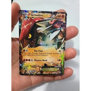 Pokemon TCG Groudon EX XY Black Star Promos XY42 Holo Promo Card